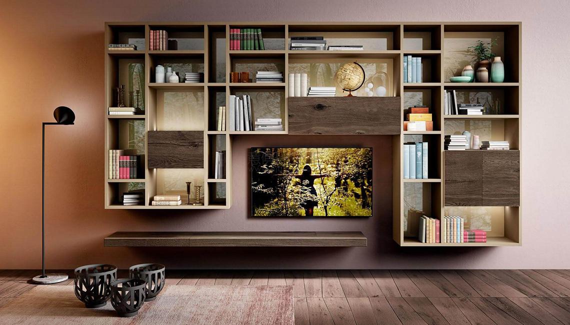 30mm Wall Unit電視機(jī)背景組合柜