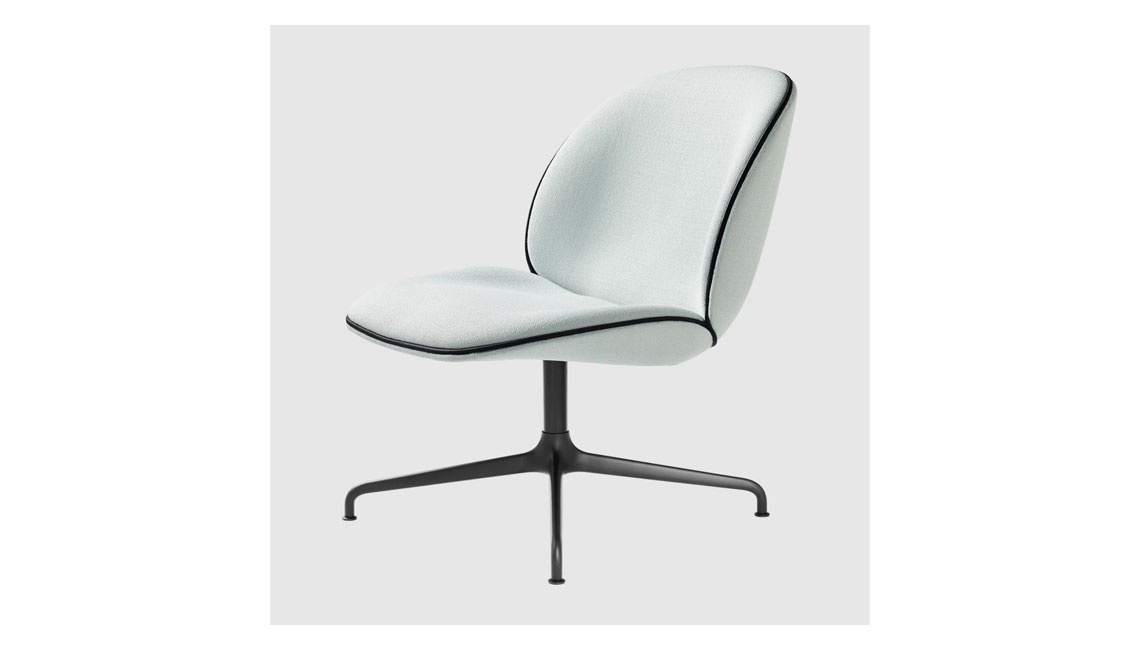 Beetle Lounge Chair - Fully Upholstered, 4-Star base休閑椅