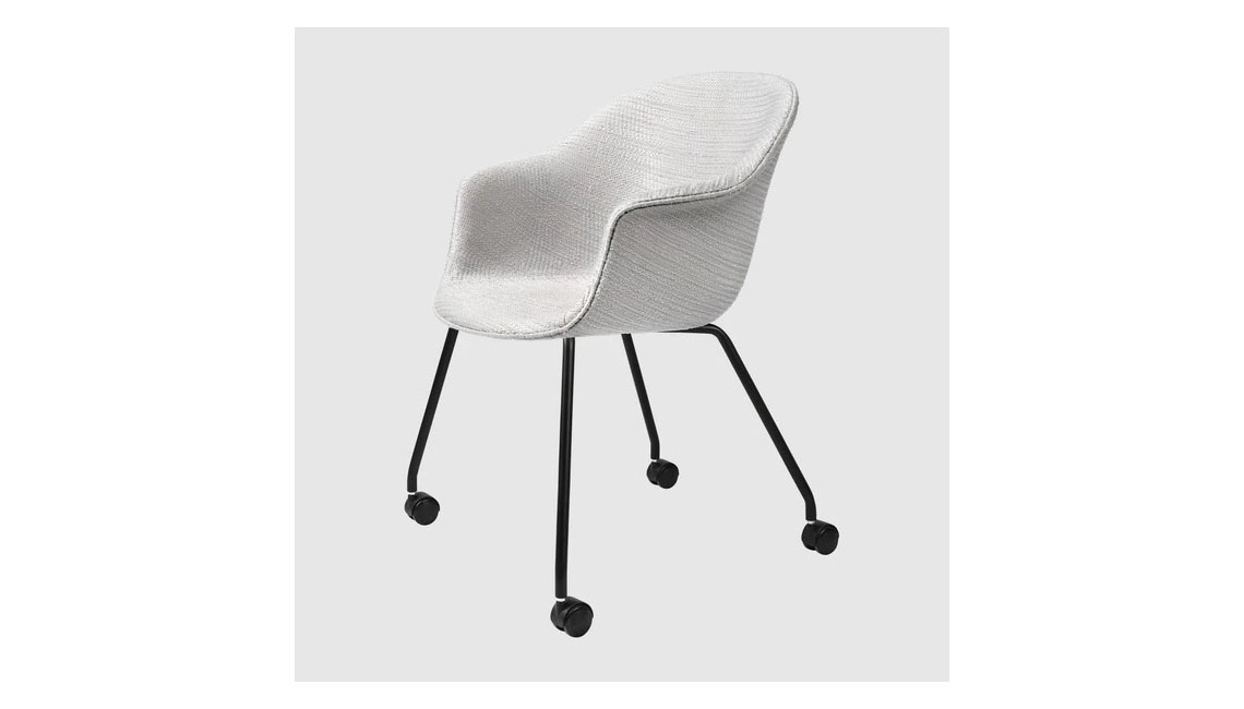 GUBIBat Meeting Chair - Fully Upholstered. 4 Legs W. Castors書(shū)椅