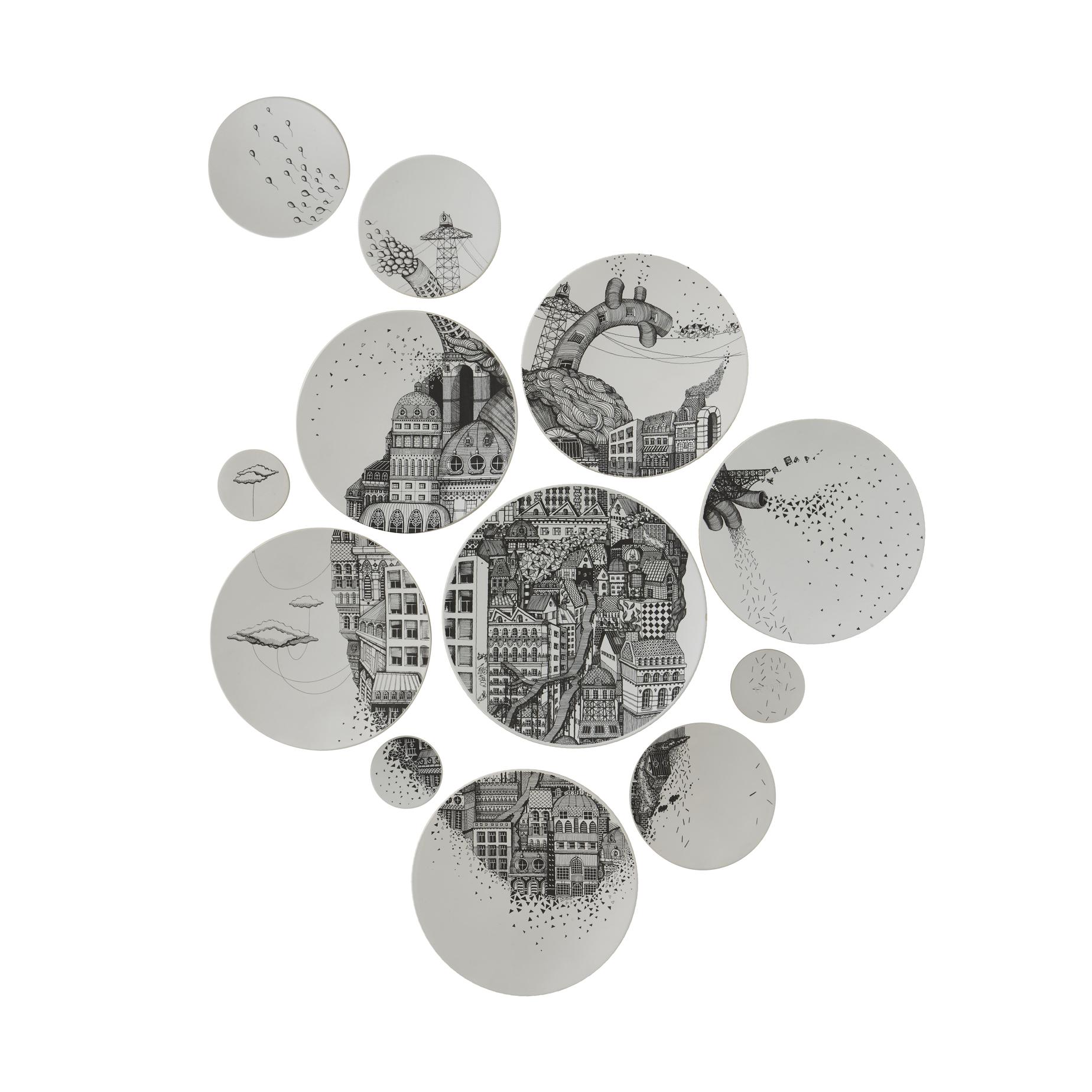 AU COEUR DE LA VILLE墻飾