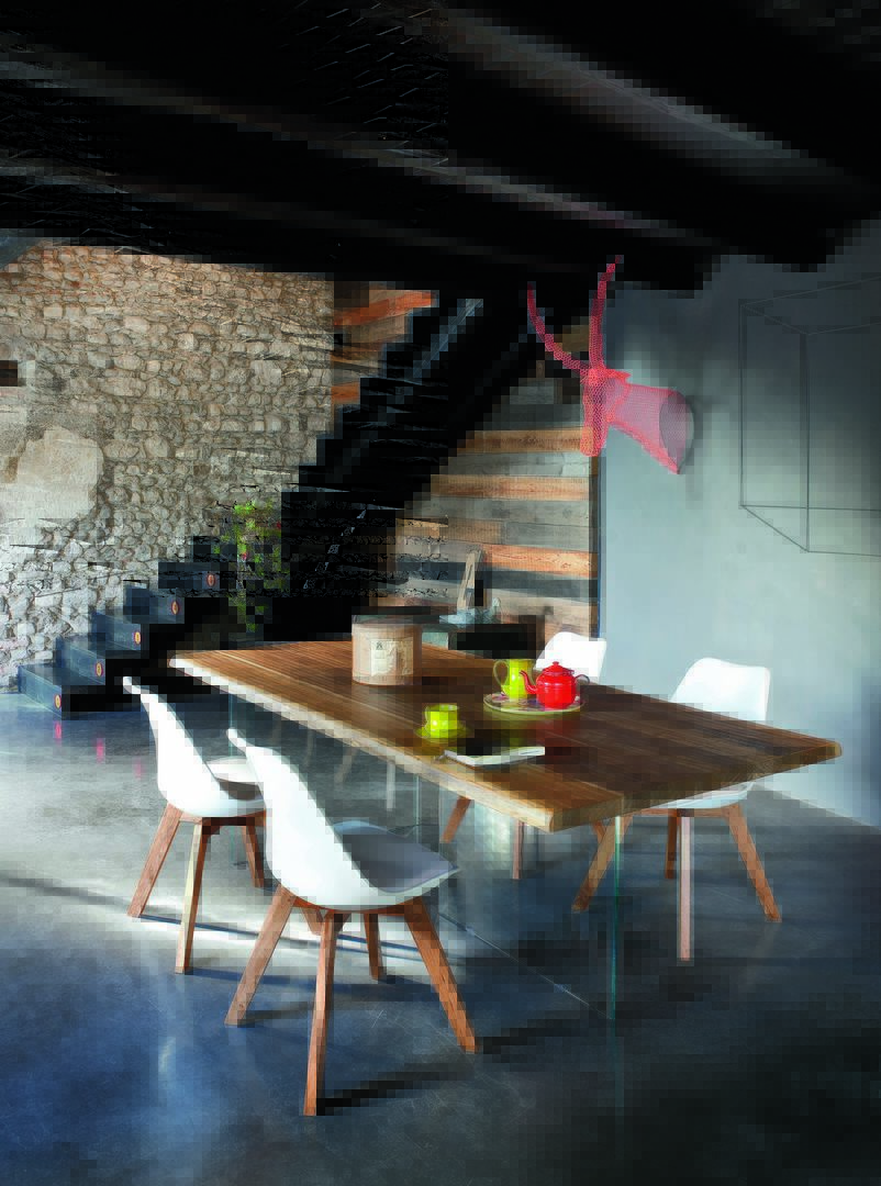 ALTACORTETable Toronto noce 長餐桌