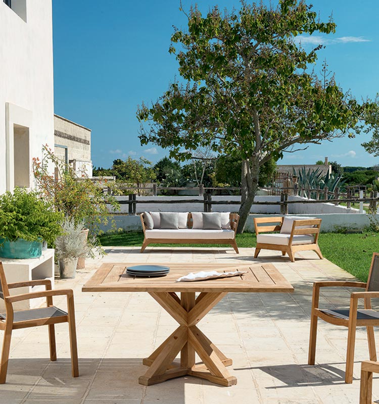 ETHIMOCronos Dining table 140x140方餐桌