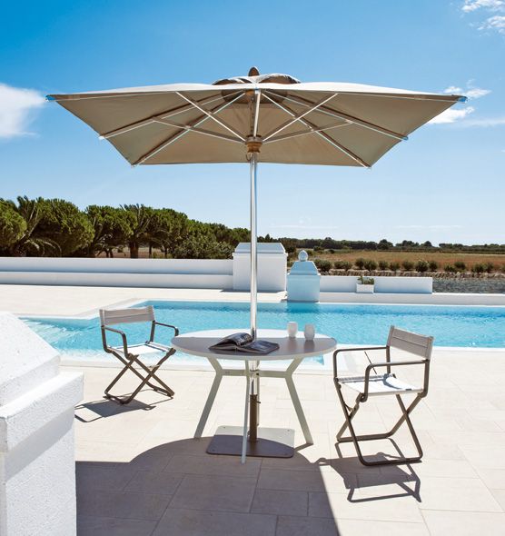 ETHIMOFree Square parasol 3,5x3,5m遮陽(yáng)傘