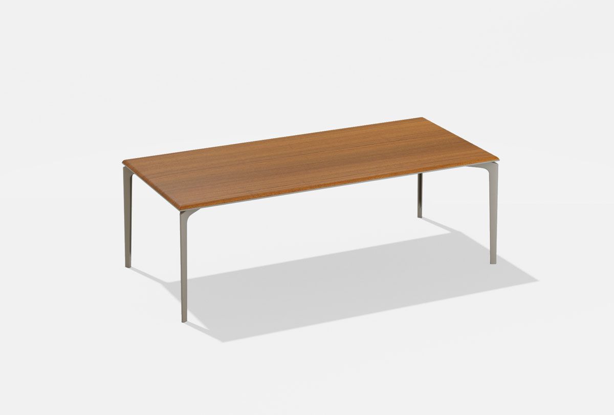 FASTAllSize Rectangular table with top in Iroko餐桌