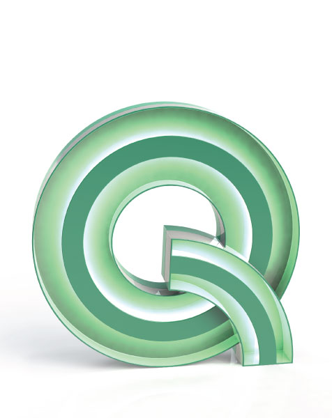 DELIGHTFULLLETTER Q GRAPHIC臺(tái)燈