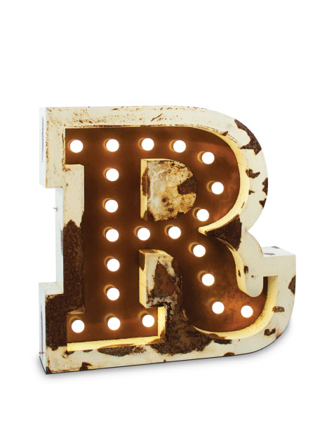 DELIGHTFULLLETTER R GRAPHIC臺(tái)燈