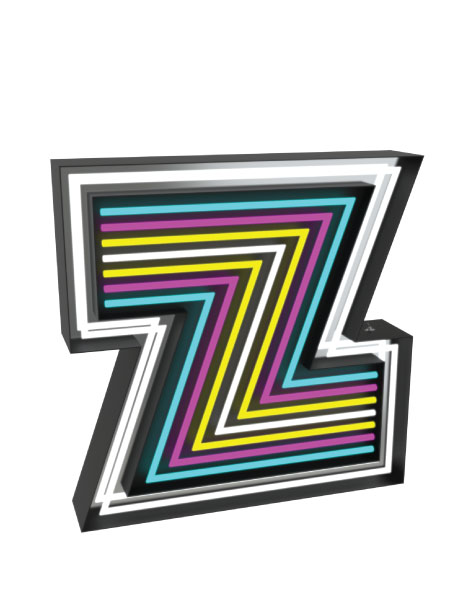 DELIGHTFULLLETTER Z GRAPHIC臺(tái)燈