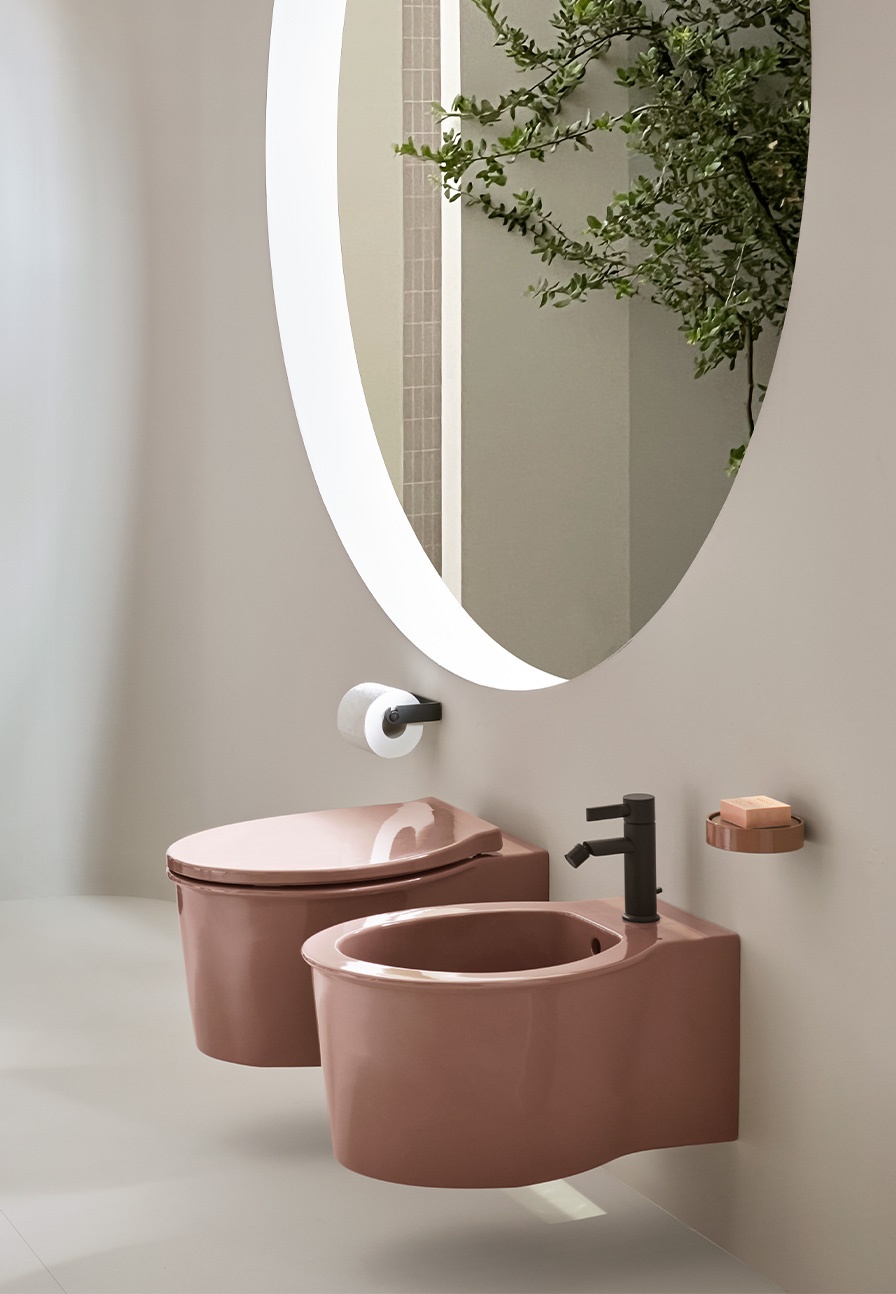 CIELO壁掛式一孔坐浴盆 Catino