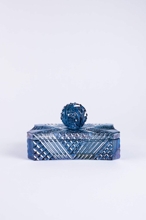 Tosco TicciatiThe Prism 水晶長方盒 藍(lán)色