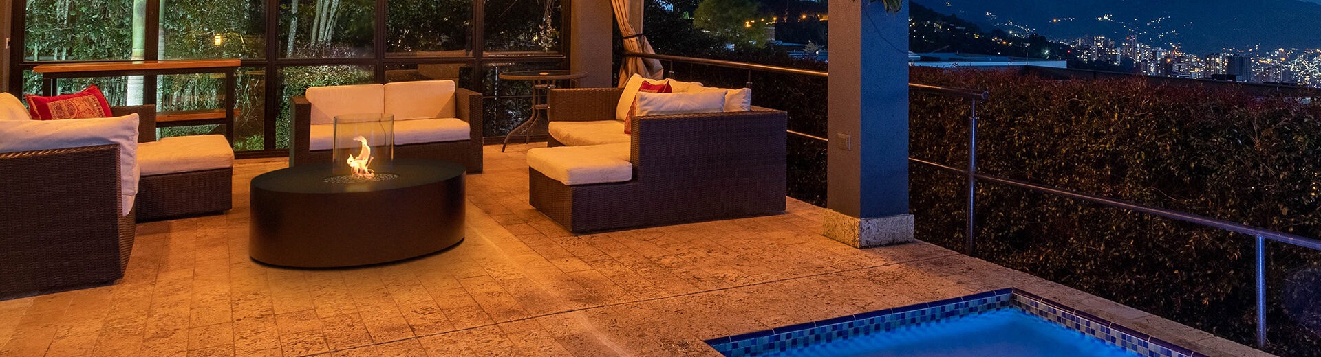 planikaGALIO FIRE PIT BLACK壁爐