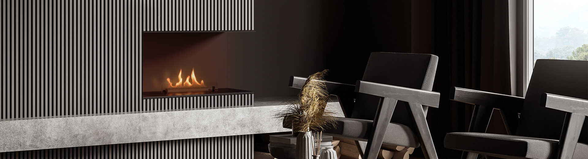 planikaSENSO FIREPLACE壁爐