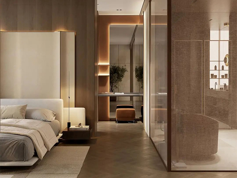 選到Minotti床，臥室真的很難讓人失望！