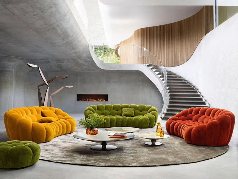 羅奇堡泡泡沙發(fā)換新衣啦，毛茸茸的質(zhì)感好驚喜！