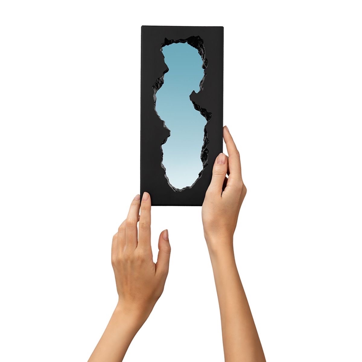 GuframGuframini Broken Mirror黑色迷你鏡子