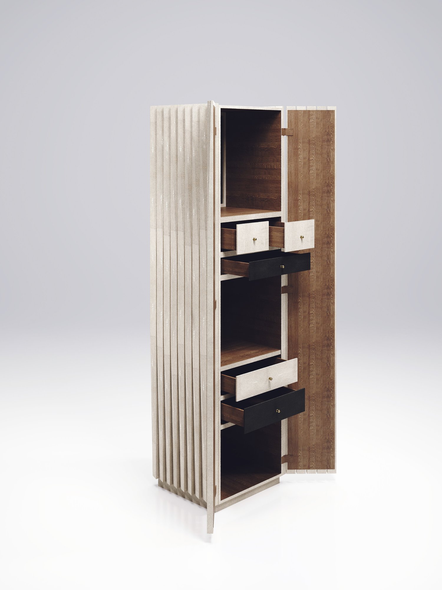 R&Y AugoustiFluted Cabinet酒吧柜