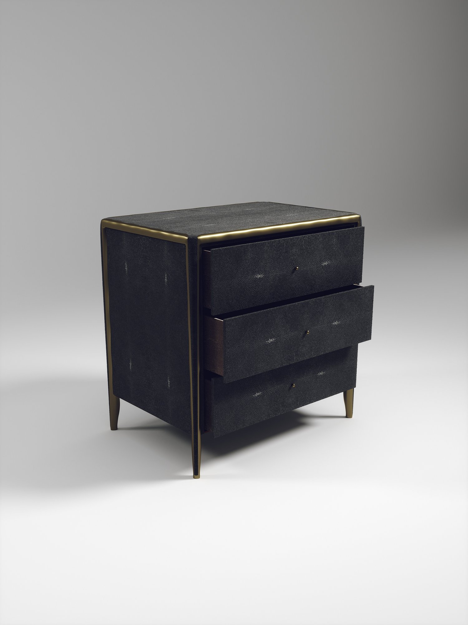 R&Y AugoustiMelting Rectangle Bedside Table床頭柜